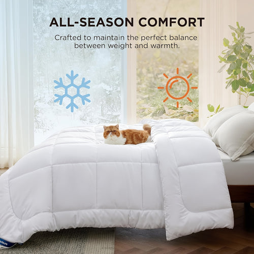 1pc Comforter Insert Quilted Comforters All Season Down Alternative Easy Care Bedding