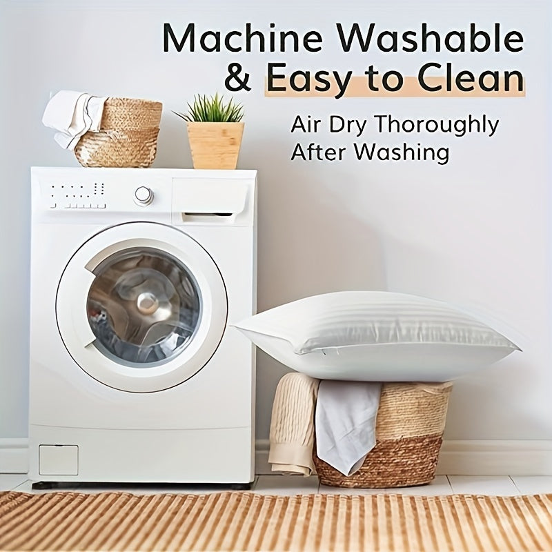 2pcs Throw Pillow Inserts, Square Pillow Cushion Inner Soft Fluffy Plump