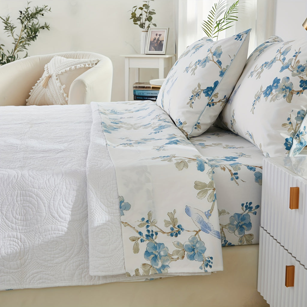 4pcs 600TC 100% Egyptian Cotton Fitted Sheet Set