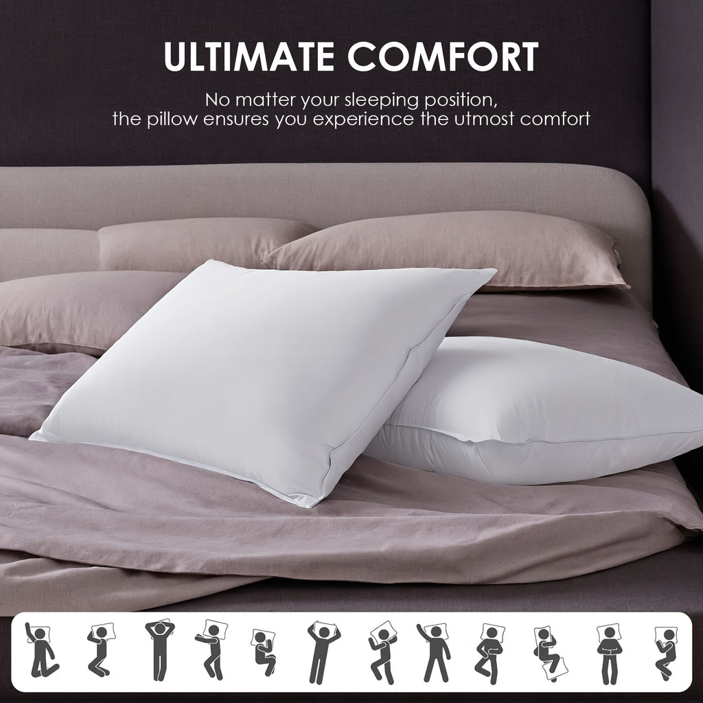 2\u002F4pcs Set Of Hypoallergenic 100% Virgin Fibre Pillow Inserts, Rectangular Microfiber Throw Pillow Inserts