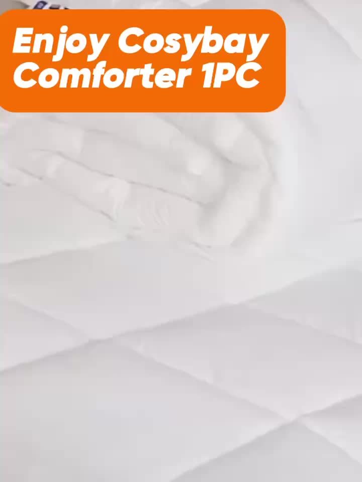 Cosybay 1pc Comforter Duvet Insert-Quilted Comforters, All Season Duvet