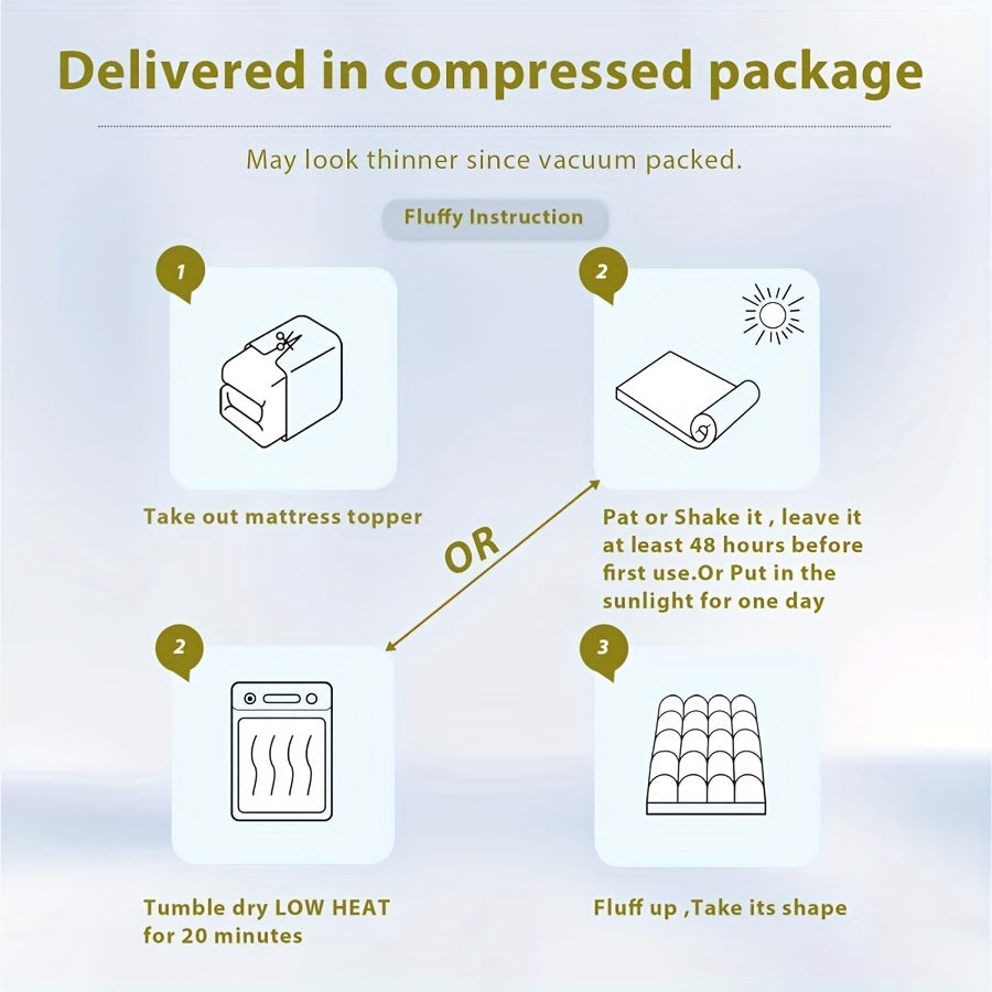 1pc Luxury Comforter Duvet Insert for Deep Sleep Fluffy Full size Duvet