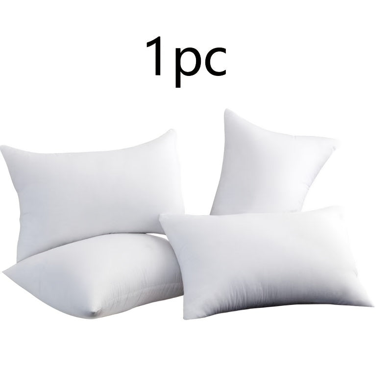 1-Pack Heavy-Duty Support Pillow Core - Ultra-Soft Fluffy Bed Pillow with Zipper Closure, All-Season Cushion for Home