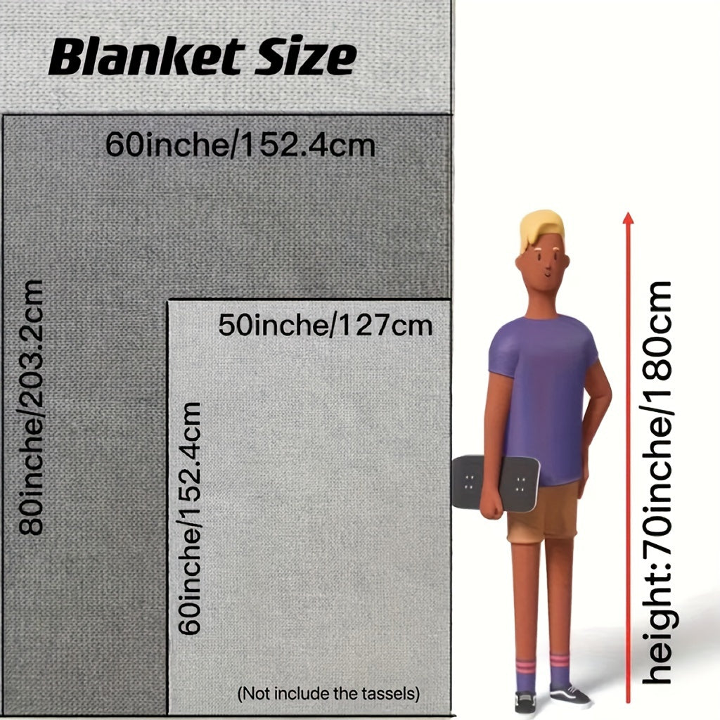 Soft Blanket Soft and Comfortable Three-Ear Corn Design Blanket | Suitable for Living Room, Bedroom