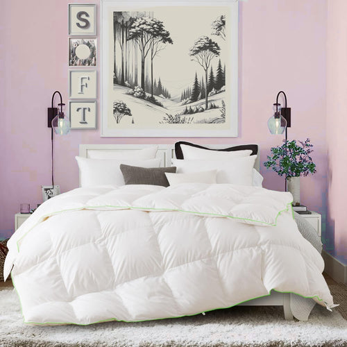 1pc 750 Fill-Power Certified Premium Goose Down and Feather Comforter Duvet Insert