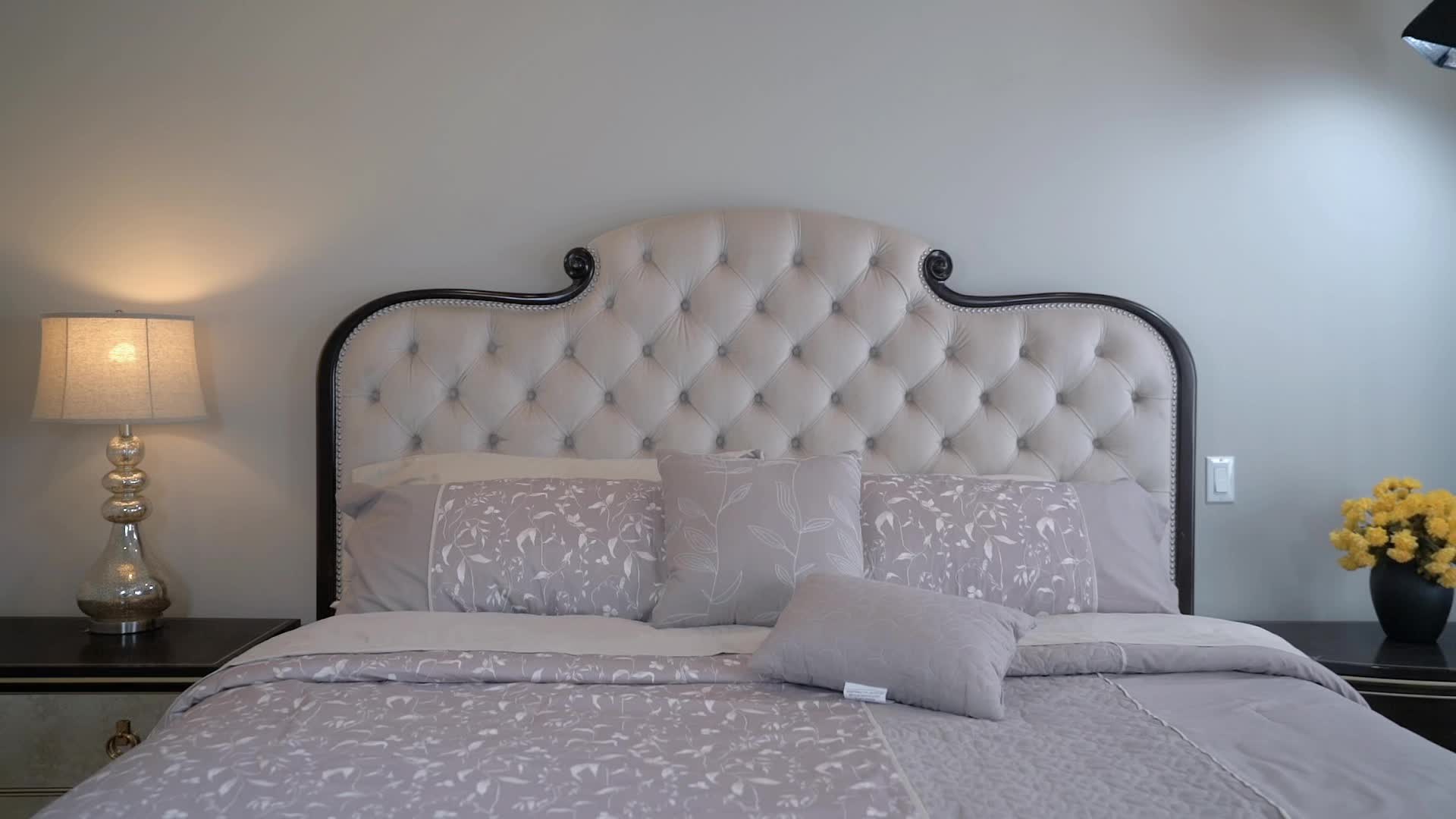 Premium Comfort Elevate your bedroom with this meticulously crafted 9-piece bedding collection