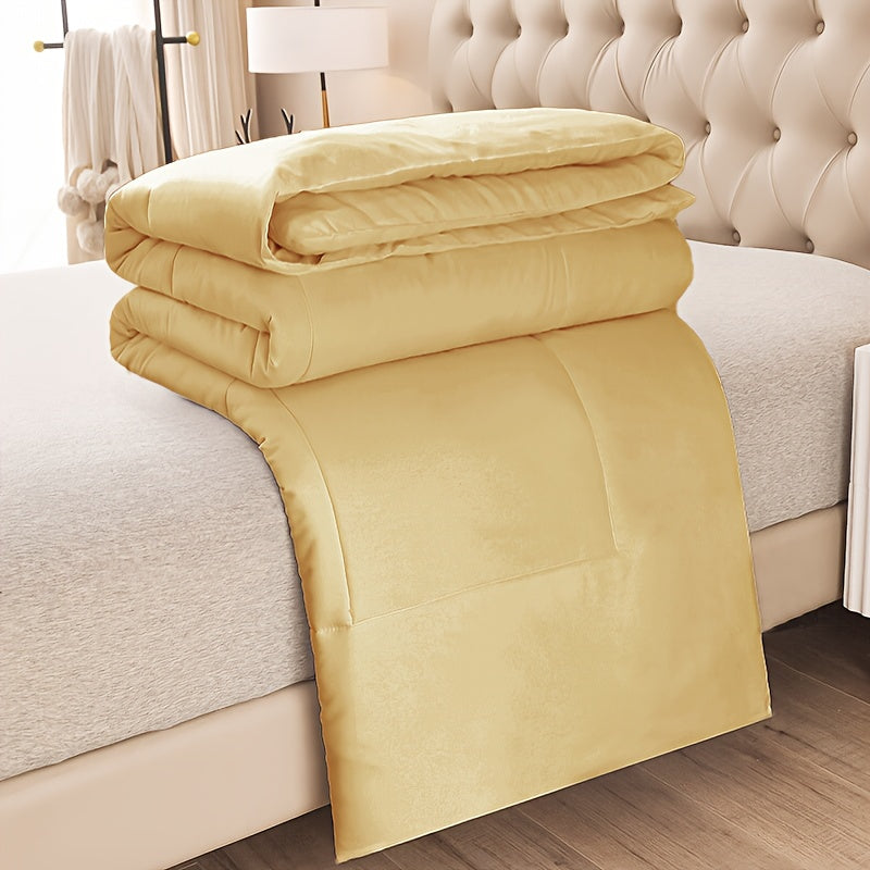 1pc Comforter Insert Quilted Comforters All Season Down Alternative Easy Care Bedding