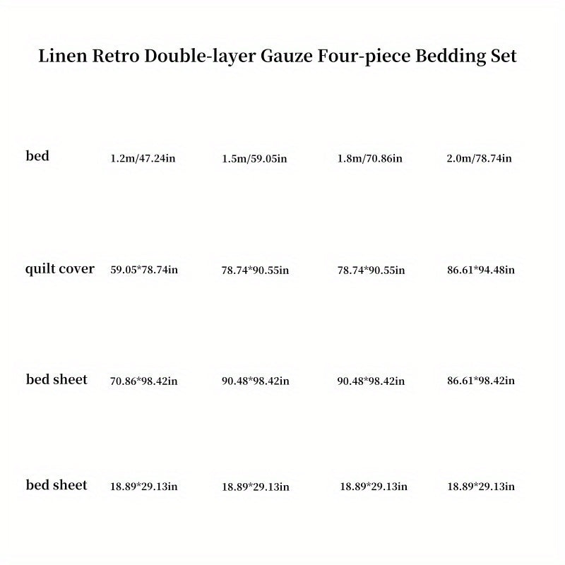 Autumn\u002F Winter New Arrivals A-Class Thickened High GSM Linen Retro Style Double Layer Printed Three-Piece Set and Four-Piece Set