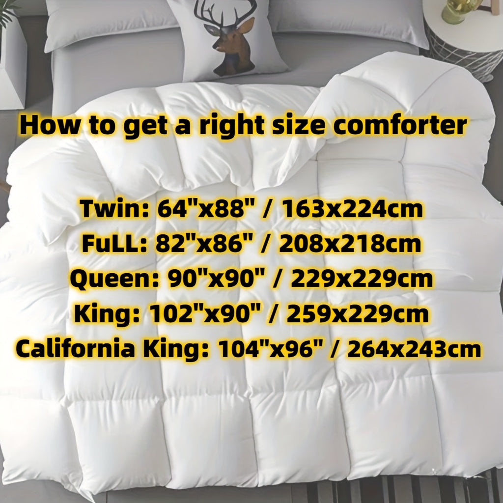 Cosybay 1pc Comforter Duvet Insert-Quilted Comforters, All Season Duvet