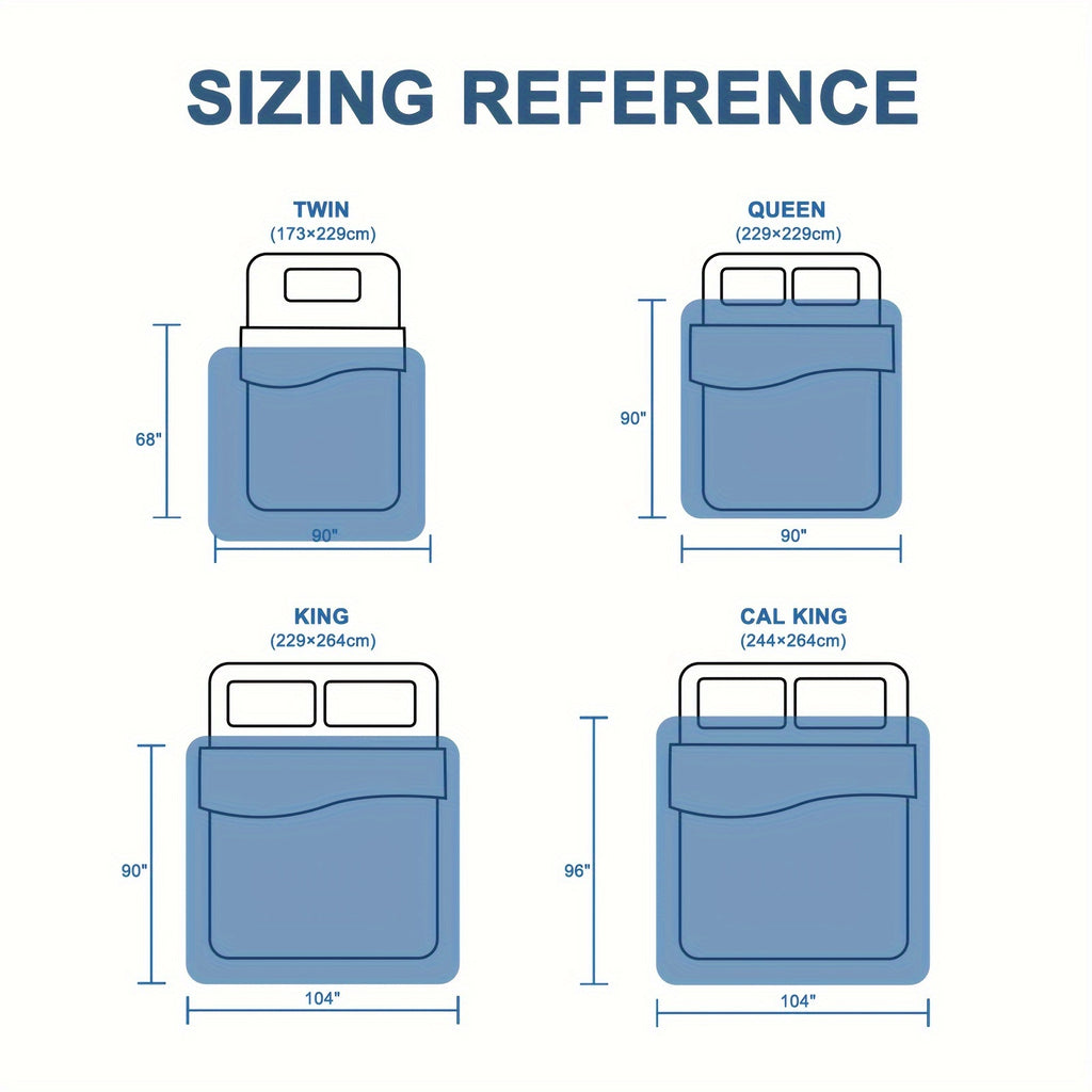 Reversible Luxury Wool Filled Comforter Set, 100% Australian Wool, Quilted Lightweight Summer Duvet Insert