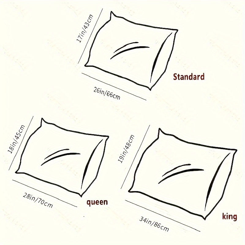 Luxury Pillow 2-piece 3D Soft Luxury Pillow | Five-star Hotel Quality, Deep Sleep Neck Support