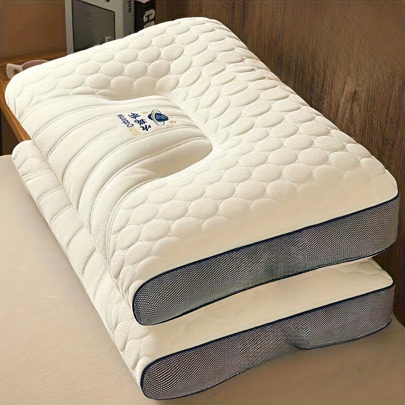 2pcs Latex Pillow 2pcs Latex Space Pillow | Home Comfort Neck Support Pillow Core, 48x74cm