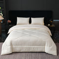 1pc European-Style Satin Jacquard High-Precision Quilted Bedspread, Thickened Winter Quilt Insert