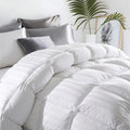 Luxury Hotel Comforter 1pc Luxury Hotel Bed Comforter - King u002FQueen Size All-Season Bedspread with 3D Polyester Fill
