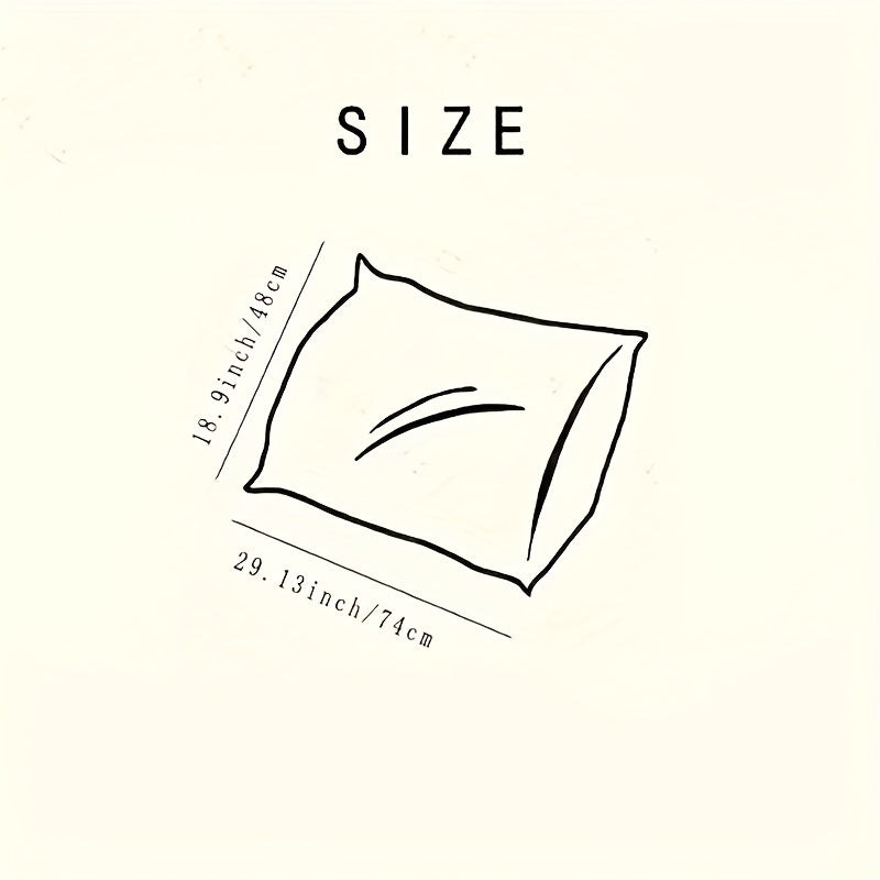 2pcs set of fluffy pillow inserts, three-dimensional support prevents collapse