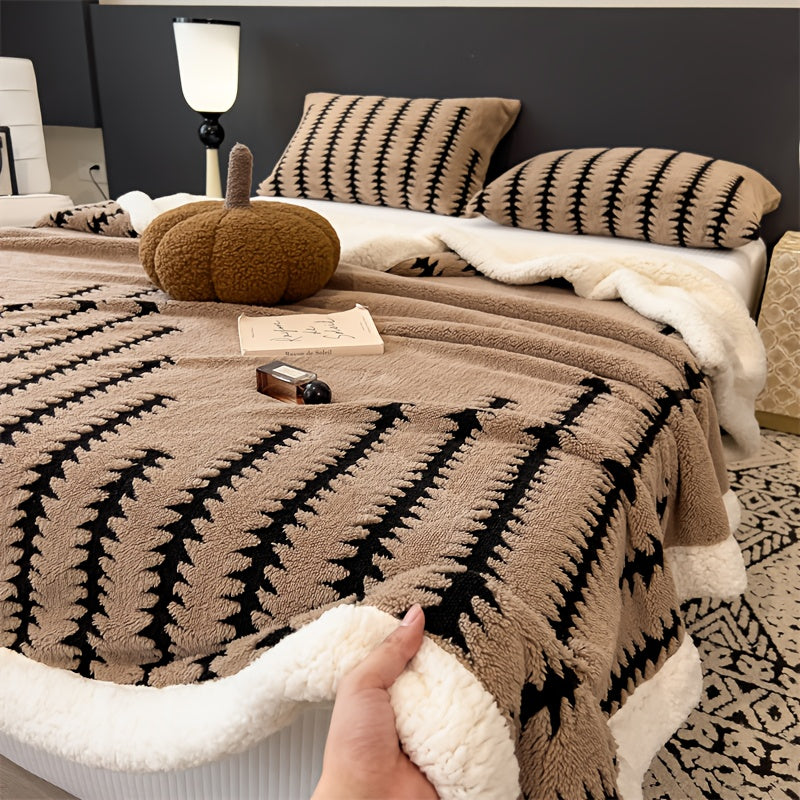 2\u002F3pcs Ultra-Soft Milk Fleece Multi-Functional Blanket Set: 1* Blanket + 1\u002F2* Pillowcase