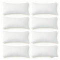 2\u002F8pcs Modern Style White Pillow Inserts, Two Sizes Available, Made of High-Quality Soft and Fluffy Material