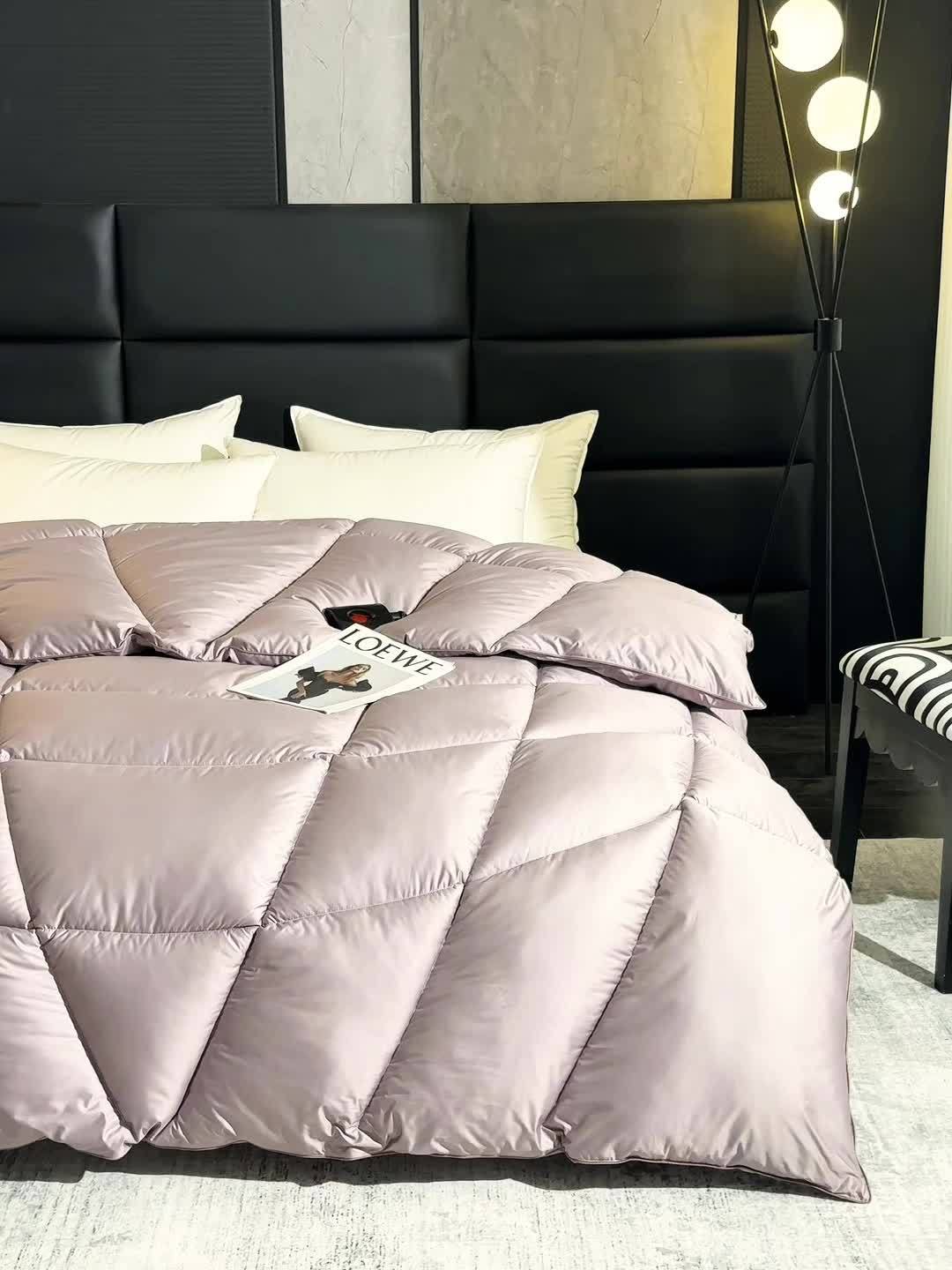 1pc Soft & Cozy All-Season Quilted Duvet Insert - Light Gray, Dual-Sided, Machine Washable