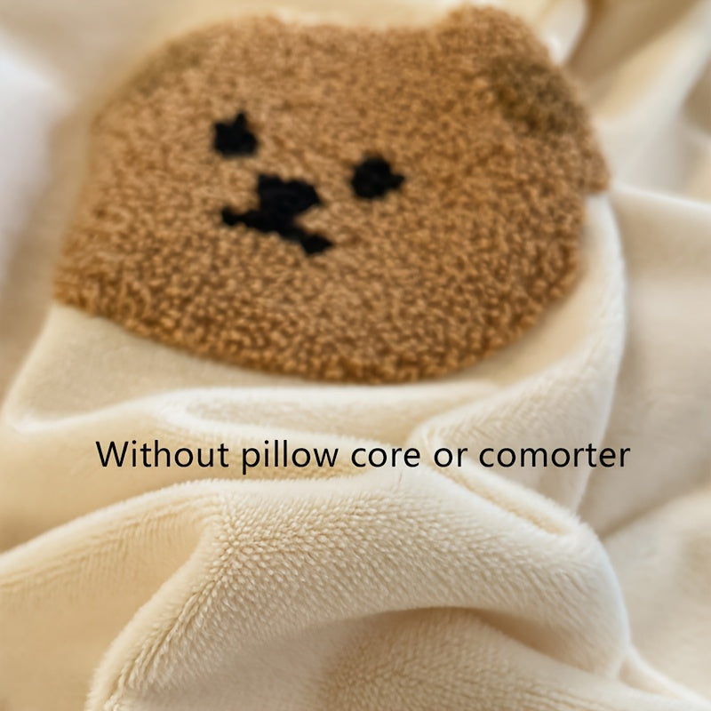 3 u002F4pcs Quilt Cover Set (1*Quilt Cover + 1*Bed Sheet + 1\u002F2*Pillowcase, Coreless)